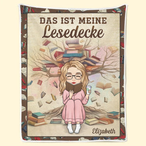 Personalisierte Decke – Personalisierte buchige Geschenke für Buchliebhaber, Bücherwürmer, Leser – Die Wärme einer Decke verstärkt jede Geschichte