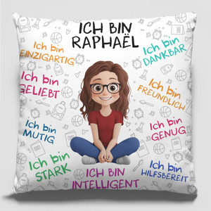 Personalisiertes Taschenkissen - Geschenke Für Buchliebhaber, Bücherwürmer, Leser - Lesen Ist Meine Art, Mit Offenen Augen Zu Träumen