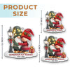 Personalisiertes Gnom-Acryl-Ornament – Jubiläums-, Weihnachts- & Hochzeitsgeschenke für Ehemann & Ehefrau – Unsere Geschichte Ist Für Immer Schön