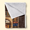 Personalisierte Decke - Geschenke Für Buchliebhaber, Bücherwürmer, Leser - Nur Ein Mädchen, Das In Büchern Lebt