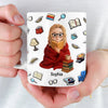 Personalisierte Tasse - Personalisierte Bücher Geschenke Für Buchliebhaber, Bücherwürmer, Leser - Nur Ein Mädchen, Das Bücher Liebt