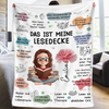 Personalisierte Decke - Geschenke Für Buchliebhaber, Bücherwürmer, Leser - Ich Bin Jemand, Der An Sich Glaubt – Leser Werden Lesen