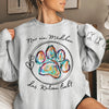 Personalisiertes Unisex-Sweatshirt mit Ärmeldesign – Personalisierte Weihnachts- und Geburtstagsgeschenke für Familie, Hunde- und Katzenliebhaber – Ein Mädchen Und Ihre Katze