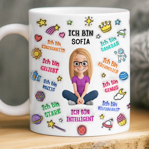 Personalisierte Tasse - Personalisierte Bücher Geschenke Für Buchliebhaber, Bücherwürmer, Leser - Ich Bin Genug