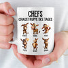Benutzerdefinierte Tasse – Personalisierte Geburtstagsgeschenke für Kollegen, beste Arbeitsfreunde – Chefs Chaostruppe Des Tages