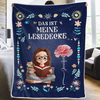 Personalisierte Decke - Geschenke Für Buchliebhaber, Bücherwürmer, Leser - Ich Bin Jemand, Der An Sich Glaubt – Das Meine Lesedecke