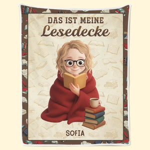Personalisierte Decke - Geschenke Für Buchliebhaber, Bücherwürmer, Leser - Das In Geschichten Zuhause Ist