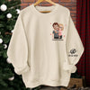 Personalisiertes Unisex-Sweatshirt mit Ärmeldesign – Geschenk für Ehemann/Ehefrau, Jahrestag – Eine Liebevolle Botschaft