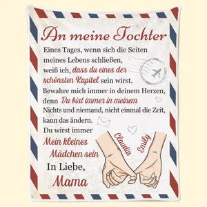 Personalisierte Decke - Geschenk für Enkelin – Du bist immer in meinem
