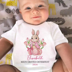 Personalisierte Babybody – Geschenk für Neugeborene – Ein herzliches Willkommen, Osterzauber