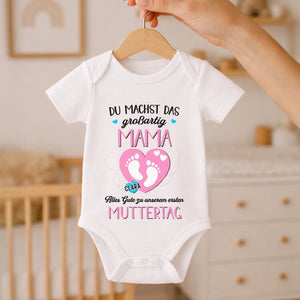 Personalisierte Babybody – Geschenk zum ersten Muttertag – Für die beste Mama