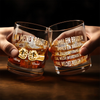 Personalisierte Whiskyglas – Geschenk für Bruder – Wir halten immer zusammen