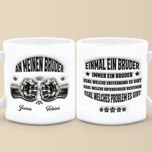 Personalisierte Tasse – Geschenk für Bruder – Brüder für immer