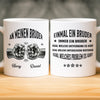 Personalisierte Tasse – Geschenk für Bruder – An meinen Bruder