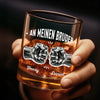 Personalisierte Whiskyglas – Geschenk für Bruder – Immer ein Bruder