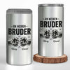 Personalisierte 4-in-1-Dosenkühler
– Geschenk für Bruder – Einmal ein Bruder, immer ein Bruder