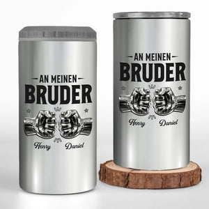 Personalisierte 4-in-1-Dosenkühler
– Geschenk für Bruder – Einmal ein Bruder, immer ein Bruder