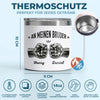 Personalisierter Thermobecher mit Henkel – Geschenk für Bruder – Egal welches Problem es gibt