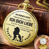 Personalisierte Taschenuhr – Geschenk für Sohn, Enkel – Für immer verbunden