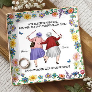 Personalisierte Schmuckschale – Geschenk für beste Freundinnen, Schwester – Freunde für immer auch im Vergessen