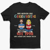 Personalisiertes Unisex-T-Shirt – Geschenk für Paar – Wir Nerven Uns Gegenseitig