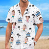 Personalisiertes Hawaiihemd mit Foto – Vatertagsgeschenke für Papa, Opa – Papa ist vergeben