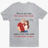 Personalisiertes Unisex-T-Shirt – Geschenk für Paar – Früher Gefunden, Länger Geliebt
