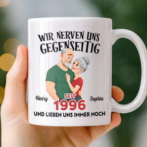 Personalisierte Tasse – Geschenk für Paar – Wir Nerven Uns Gegenseitig