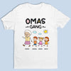 Personalisiertes Unisex-T-Shirt – Geschenk für Opa, Oma – Die Gang von Opa