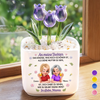 Personalisierte ewige Tulpen im Glas – Geschenk für Tochter – So stolz auf dich als Mama