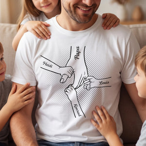 Personalisiertes Unisex-T-Shirt – Geschenk für Papa, Opa – Opa ist unser bester Freund