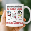 Personalisierte Tasse mit 3D-Effekt – Vatertagsgeschenke, Lustige Geschenke für Papa – Wir Haben Bei Dir Angefangen
