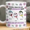 Personalisierte Tasse mit 3D-Effekt – Muttertagsgeschenk, Lustiges Geschenk für Mama – Ohne mich läuft nichts