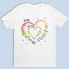 Personalisiertes Unisex-T-Shirt – Geschenk für Mama, Oma – Mamas Garten voller Liebe