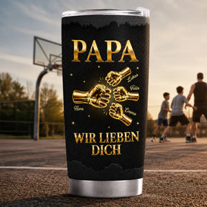Personalisierter Becher – Geschenke für Papa, Opa – Du bist der beste Papa