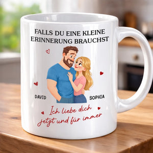 Personalisierte Tasse – Geschenk für Paar – Ich Liebe Dich Jetzt Und Für Immer