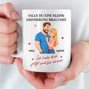 Personalisierte Tasse – Geschenk für Paar – Ich Liebe Dich Jetzt Und Für Immer