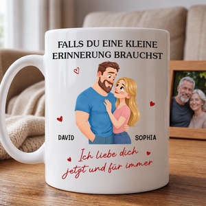 Personalisierte Tasse – Geschenk für Paar – Ich Liebe Dich Jetzt Und Für Immer