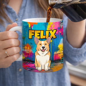 Personalisierte Tasse mit 3D-Effekt – Geschenk Für Hundeliebhaber – Mein kleines Hündchen