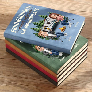 Personalisierte Notizbuch Aus Leder – Geschenk Für Camper & Campingpaare – Und So Beginnt Das Abenteuer