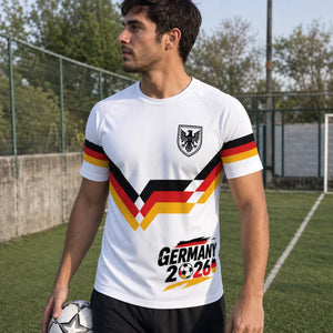 Personalisiertes Fußballtrikot – Geschenk für Fußballfans, Sportfans – Bereit Für Den Sieg