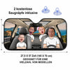 Personalisierter Frontscheiben-Sonnenschutz mit Photo – Geschenke für Mann, Frau, Familie – Roadtrips & gute Zeiten