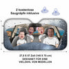 Personalisierter Frontscheiben-Sonnenschutz mit Photo – Geschenke für Mann, Frau, Familie – Fahren, lachen, genießen