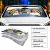 Personalisierter Frontscheiben-Sonnenschutz mit Photo – Geschenke für Mann, Frau, Familie – Fahren, lachen, genießen