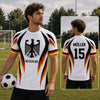 Personalisiertes Fußballtrikot – Geschenk für Fußballfans, Sportfans – Mein Herz schlägt für Fußball
