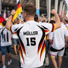 Personalisiertes Fußballtrikot – Geschenk für Fußballfans, Sportfans – Mein Herz schlägt für Fußball