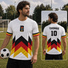 Personalisiertes Fußballtrikot – Geschenk für Fußballfans, Sportfans – Fußball ist mein Leben