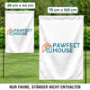 Personalisierte Flagge – Geschenk für Camper & Campingpaare – Lagerfeuer, Freunde & Bier