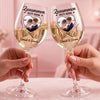 Personalisiertes Weinglas Mit Foto – Geschenk für Paare – Du bist mein Lieblingsmensch