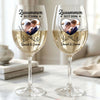 Personalisiertes Weinglas Mit Foto – Geschenk für Paare – Du bist mein Lieblingsmensch